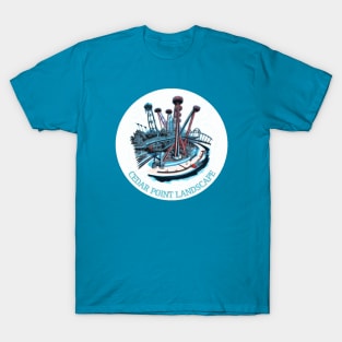 cedar point landscape from above T-Shirt